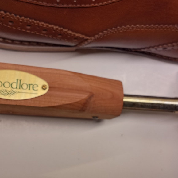 Men's Aston Grey Size 10 1/2 Laced Front Case Shoes w/adjusted Woodlawn Stretche - Picture 11 of 12